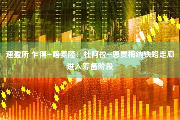 速盈所 乍得—喀麦隆：杜阿拉—恩贾梅纳铁路走廊进入筹备阶段