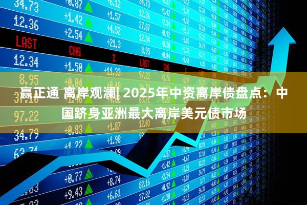 赢正通 离岸观澜| 2025年中资离岸债盘点：中国跻身亚洲最大离岸美元债市场